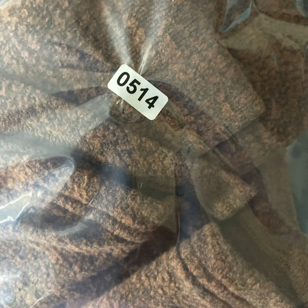 PrAna Frieda Sweater Womens Small Brown‎ Oversize Turtle Neck Pullover Jogging - Picture 7 of 7